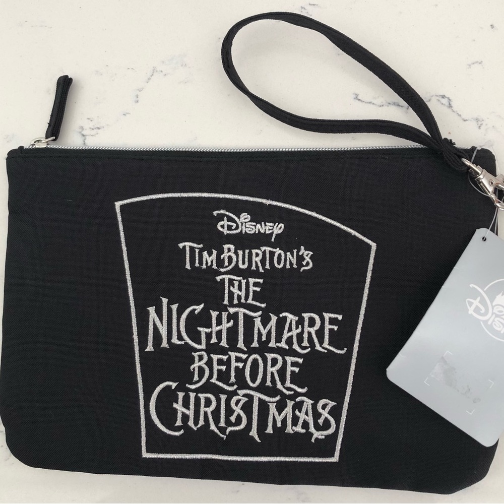 NWT Nightmare Before Christmas~Tim Burton Wristlet/Clutch Bag~Water Resistant
